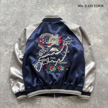 [ BARCEDOS ] 바르세도스 사토 마사루 새틴 스카잔 수베니어 자켓