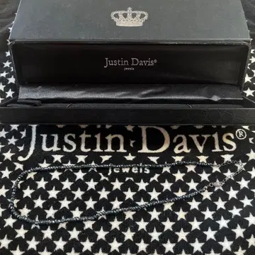 저스틴 데이비스 블랙피스 목걸이 오닉스 컷 47cm