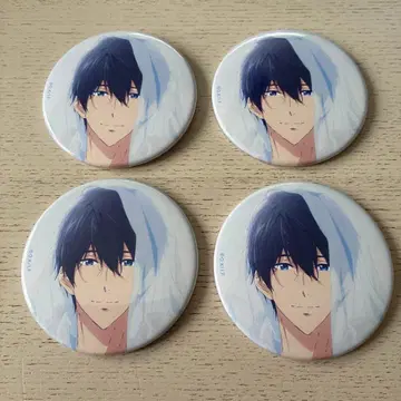 극장판 Free FS 빅 캔뱃지 Bright 나나세 하루카 4종