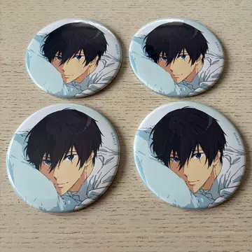 극장판 Free FS 빅 캔뱃지 Bright 나나세 하루카 4종