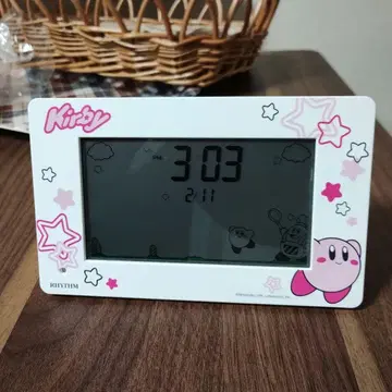 리듬(RHYTHM) 별의 커비 알람 시계 디지털 시계