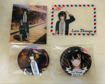 샤니마스 이카루가 루카 외출 의상 캔뱃지 아크릴 카드