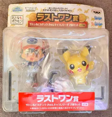 제일복권 지우(사토시) & 피카츄 큥캐릭터 라스트원상 미개봉품