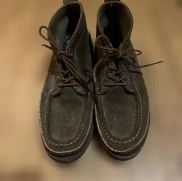 RUSSELL MOCCASIN 러셀 모카신 부츠 US7 그린