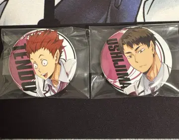 하이큐 캔뱃지 요리오치 하교 우시지마 텐도 가챠