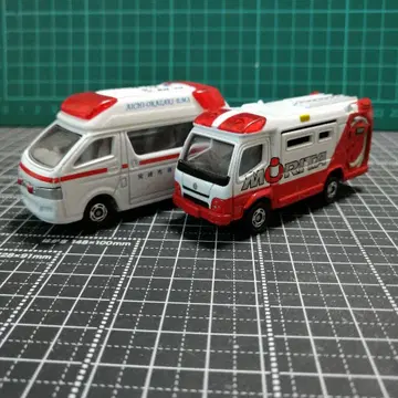 토미카 모리타 소방 구급차 도요타 하이메디카 구급차