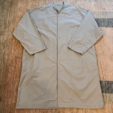 무지 라보 MUJI labo 옥스 롱 기장 셔츠 페이드 그레이 S-M