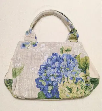 프랑스 린넨 핸드 백 앤티크 핸드메이드