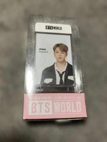BTS WORLD Jimin MANAGER 카드 세트