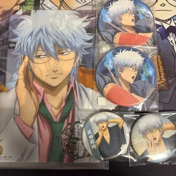 은혼 캔뱃지 긴토키 클리어 카드