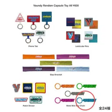 Vaundy 캡슐 토이 가챠가챠 키링 replica zero
