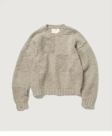 이번 시즌 완판템 INNAT 패치워크 스웨터 사이즈 1