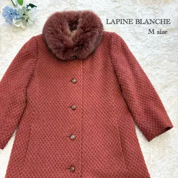 [ LAPINE BLANCHE ] 알파카 모헤어 롱 코트 11호 레드