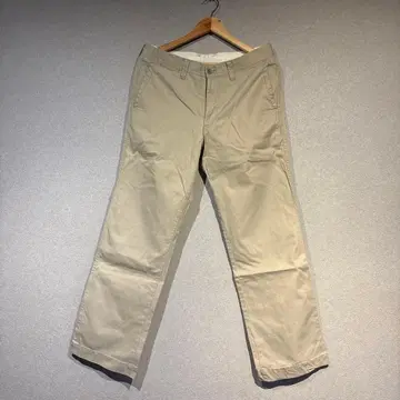 [ 고품질 ] 유니클로 치노 팬츠 베이지 스트레이트 W82