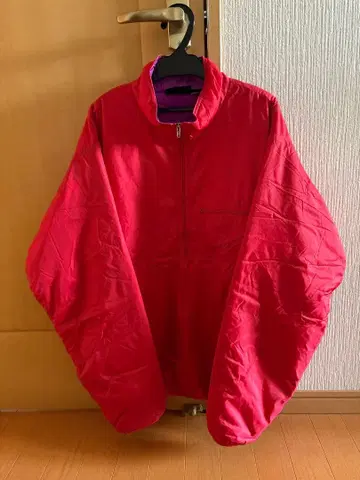90s USA제 파타고니아 퍼프볼 풀오버 나일론 자켓 빨간색