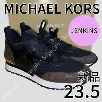 마이클코어스 제이콥스 스니커즈 블랙 브라운 23.5cm