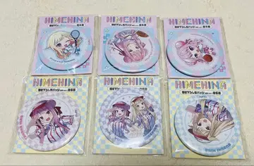 HIMEHINA 신작 캔뱃지 6종 세트 라운드 원 한정판 히메히나