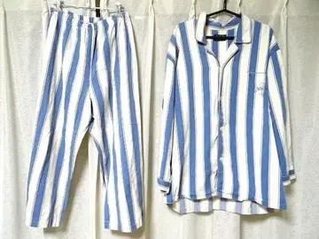80년대 빈티지 REP 스트라이프 패턴 죄수복 프리즈너 상하의 세트 LL