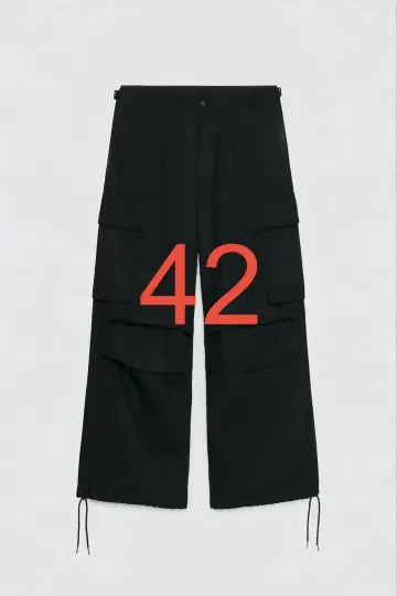 SOSHIOTSUKI X ZARA 릴랙스핏 수트 카고 팬츠 42