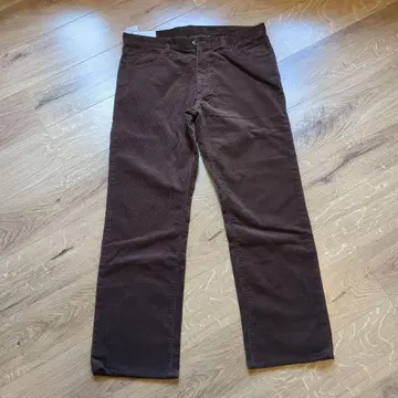 구형 택 유니클로 컬러 코듀로이 청바지 사이즈 35