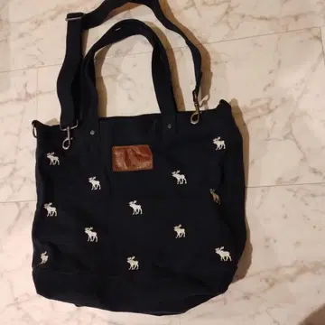 미사용 아바크롬비&피치 지퍼 토트백 숄더끈 포함