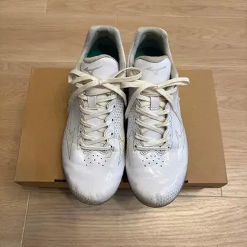 미즈노 화이트 스파이크 24.5 야구