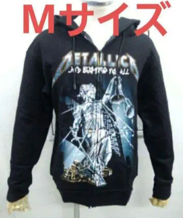 밴딩 후드티 METALLICA 메탈리카 M 사이즈