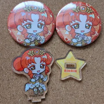 아이프리 린린 TSUTAYA 미니 캐릭터 캔뱃지, 아크릴 스탠드