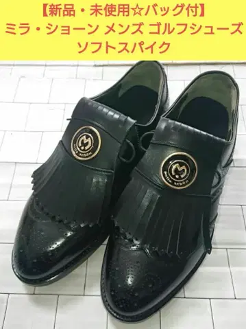 [ 새상품 미사용 가방 포함 ] 밀라숀 남성용 골프화 소프트 스파이크