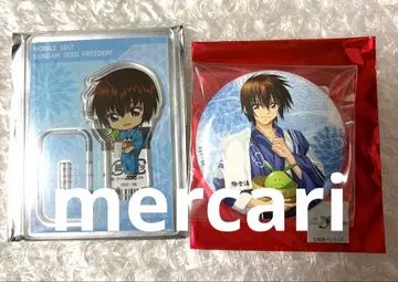 건담 SEED FREEDOM 키라 극락탕 캔뱃지 아크릴 스탠드