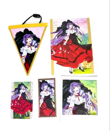 5점: 마크로스 만국 박람회 미쿠모 긴누에르 굿즈 세트