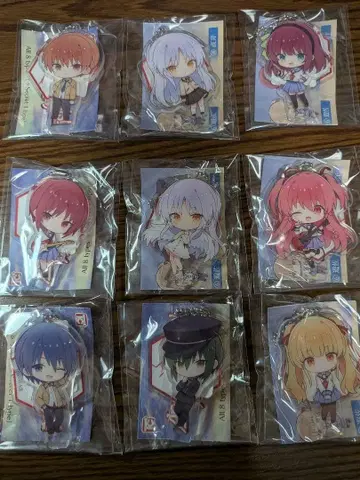 엔젤비트 아크릴 키체인 컴플리트 9종 세트 컴프