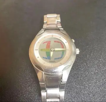 Fossil bigtic 파슬 레인보우 y2k