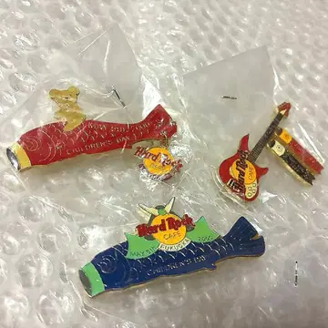 3종 요코하마 후쿠오카 고베 하드 록 카페 어린이날 코이노보리 핀 배지