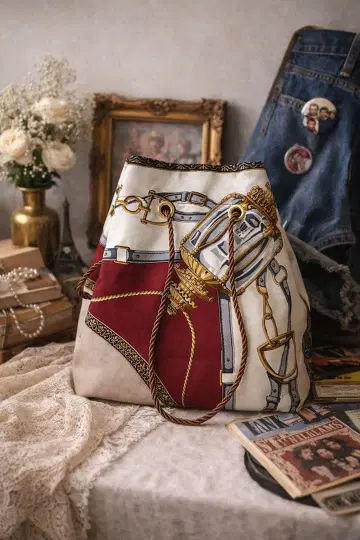 백 빈티지 스카프 1점