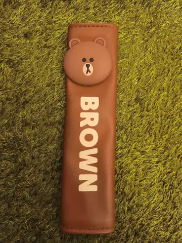 LINEFRIENDS 브라운 라인프렌즈 브라운 안전벨트 커버