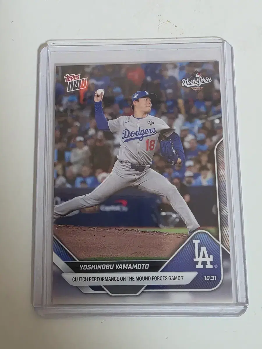 MLB) LA 다저스 요시노부 야마모토 탑스나우 카드
