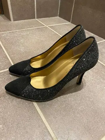 스콧 클럽 계열 수입 브랜드 글리터 반짝이 펌프스