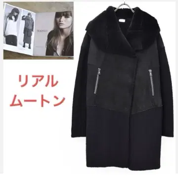 이탈리아제 TRANSIT PAR SUCH 리얼 무스탕 코트