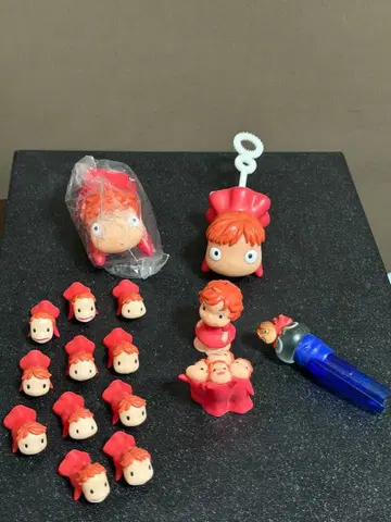 벼랑 위의 포뇨 포뇨+여동생들 11개 단종 피규어 손가락 인형