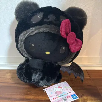 팬더 헬로키티 악마 x 천사 BIG 봉제 인형 악마 택 포함 새상품