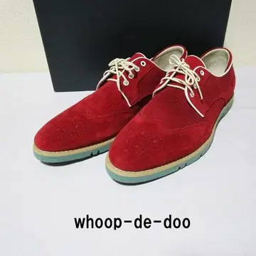 [새상품] whoop-de-doo 윙팁 레드/25.5