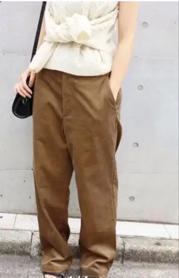 이에나 IENA 코듀로이 팬츠 사이즈 40 브라운