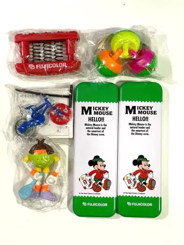 미사용품 [후지필름] 노벨티 굿즈 [6개 세트] 추억의 쇼와 레트로 완구