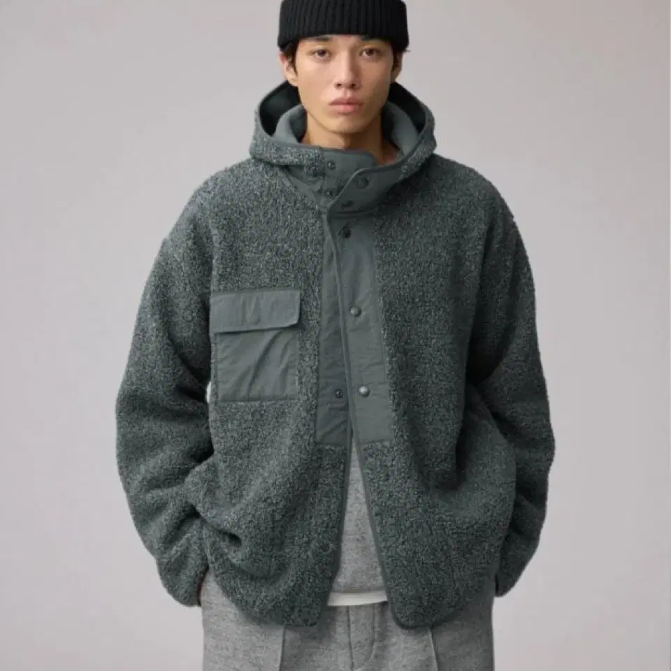GU Engineered Garments Fleece Olive XL on Bunjang Global Site.