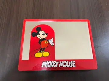 [레어/당시물] 디즈니 미키마우스 탁상 거울 쇼와 레트로 거울 자립식