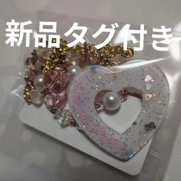 엔젤릭 프리티 하트 목걸이 화이트 미개봉 새상품