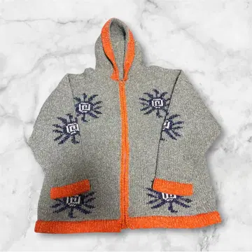 [레어] 에콰도르 니트 후디 빈티지