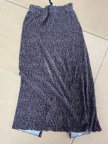 플리츠 레오파드 무늬 스커트 로리즈팜