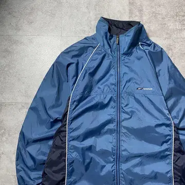 00s Reebok 자수 원 포인트 벡터 로고 나일론 자켓